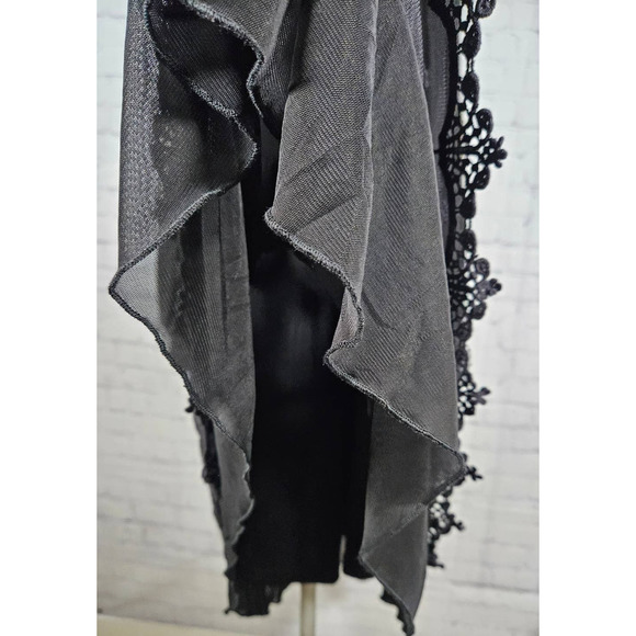 Alter'd State Womens Black Baby Doll Dress Lace‎ Embellished Size Medium NWT - Picture 4 of 11